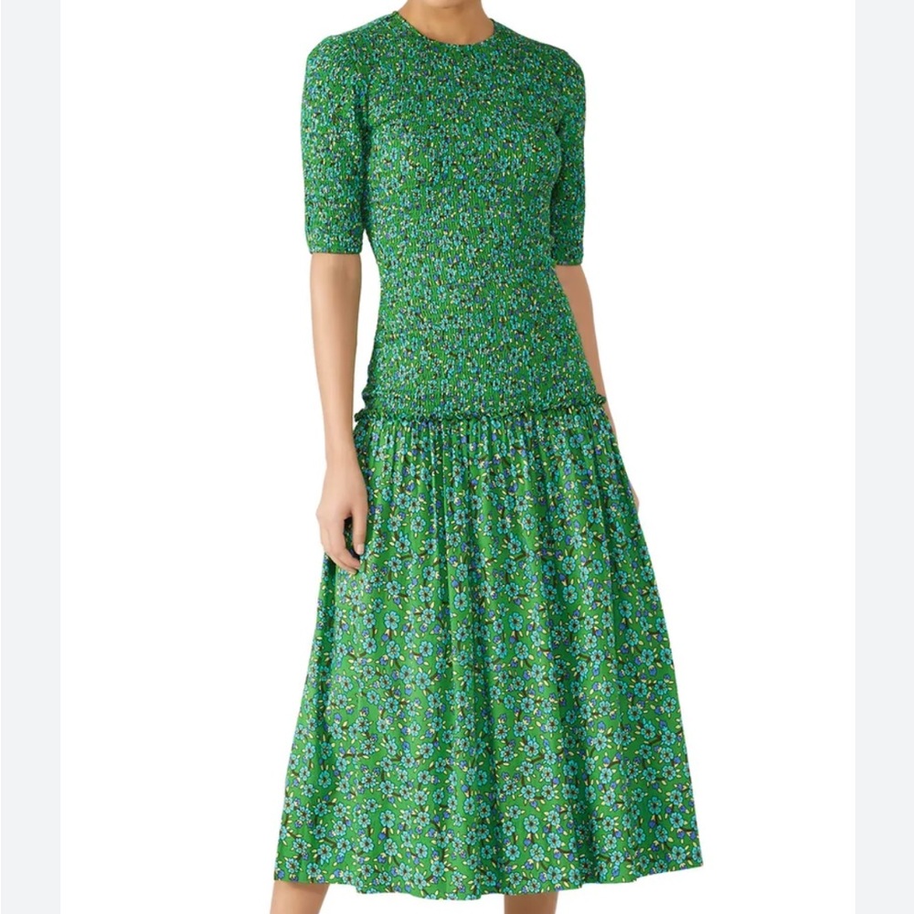 Rhode Zola Dress Green